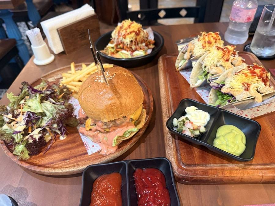 Burger und Tacos